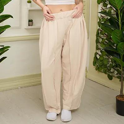 New Italian Ladies Cotton Summer Trouser Jogger Women Pants Plus Size 16-20