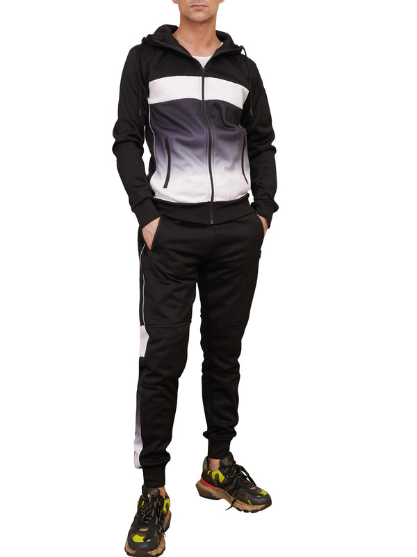 Slim Fit Two-tone Zip-through Tracksuit