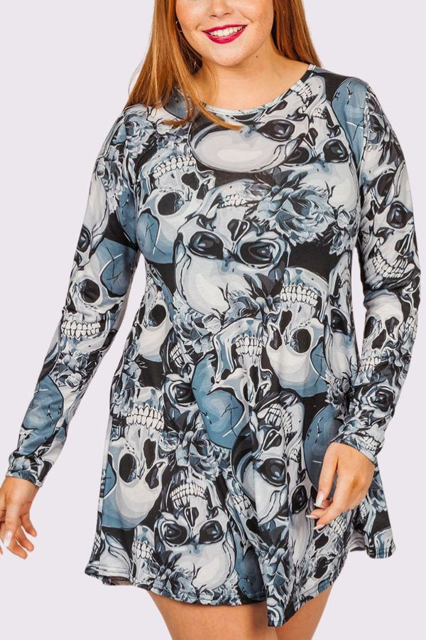 Halloween Print Dress