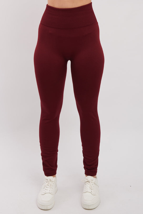 Tummy Control High Waisted Elasticated Fleece Legging