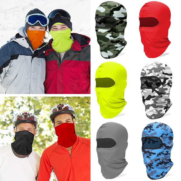 Plain Camouflage Unisex Ski Face Mask