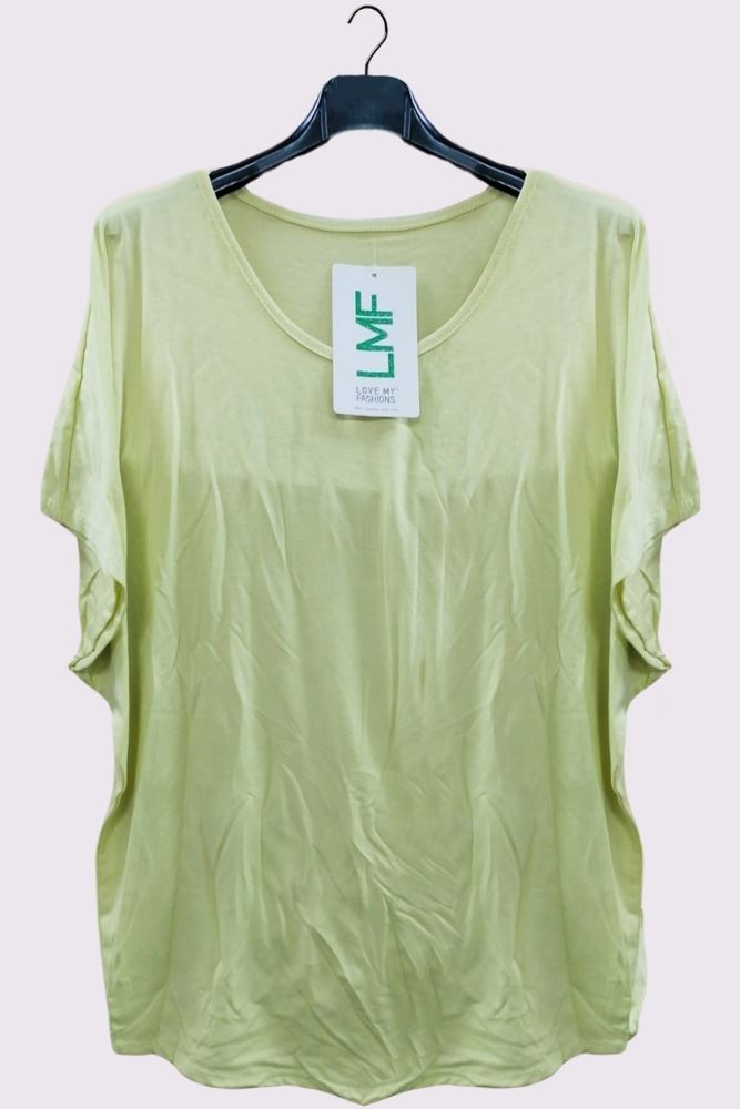 Plain Short Sleeve Top