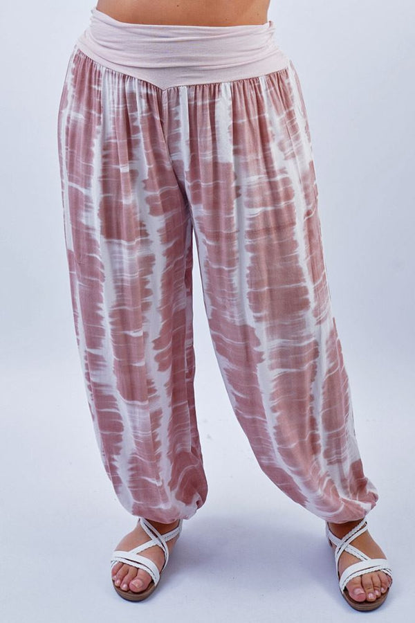 Tie Dye Print Hareem Pants