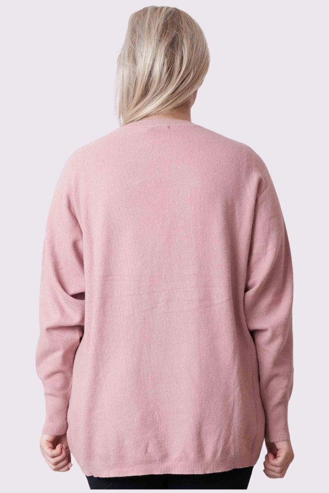 Plain Ribbed Long Sleeve Soft Feel Top