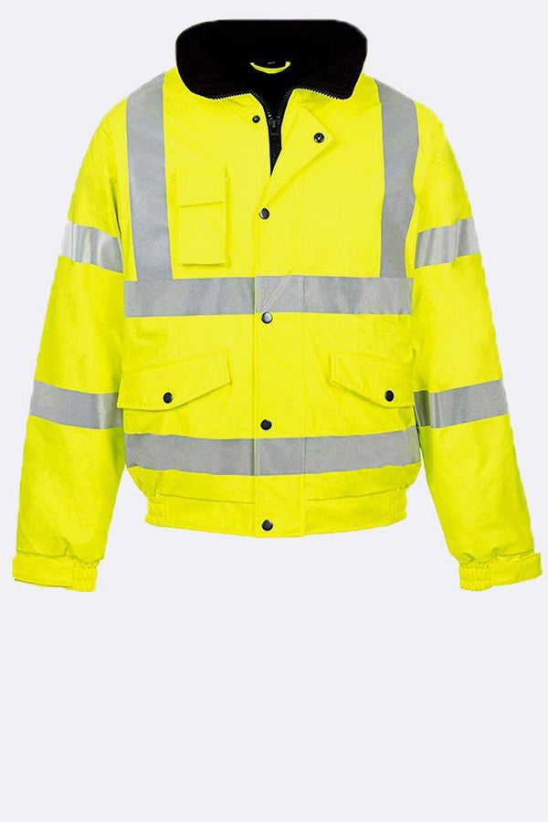 Men High Visibility Bomber Jacket_GRWO