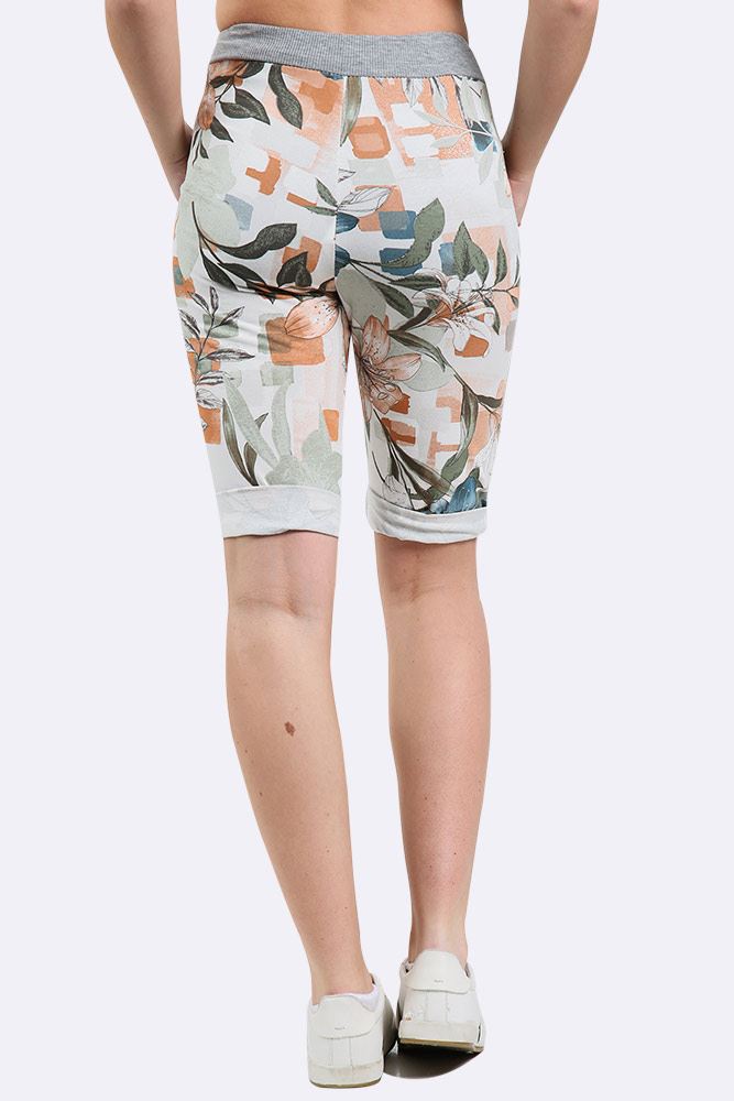 3/4 Pastel Floral Print Jogger